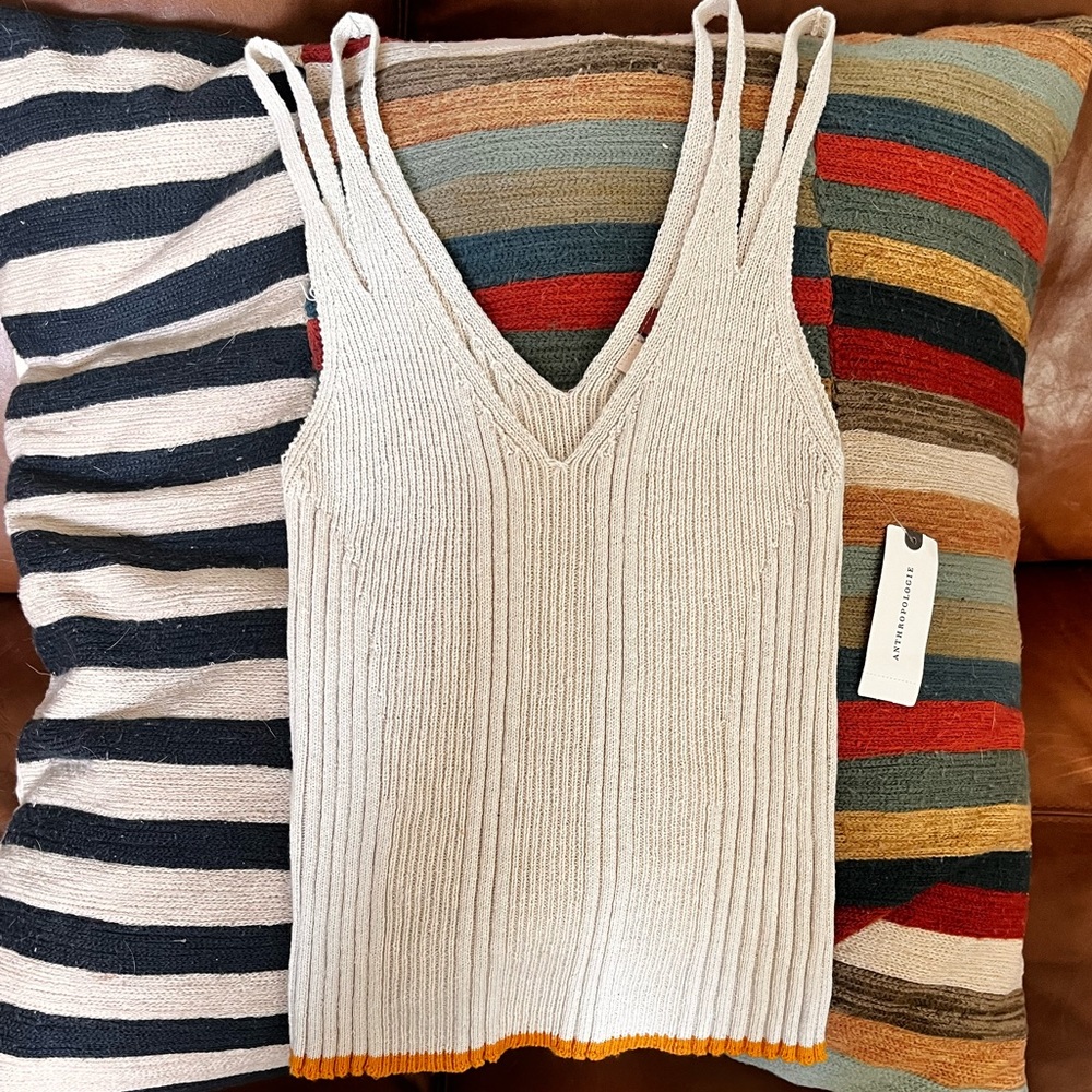 NWT Anthropologie Pilcro Cable Knit Tank Top.